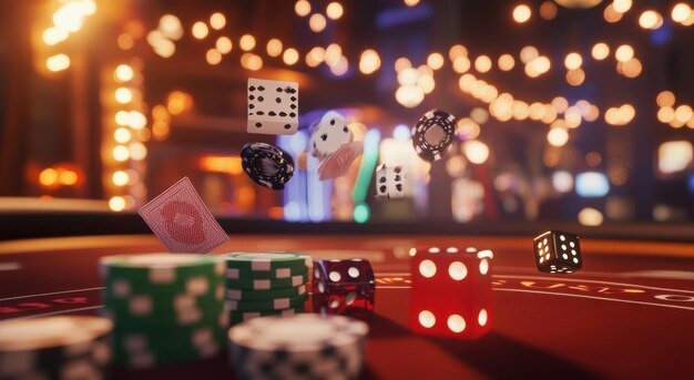 Real-time dealing on dokter Sakong Real-time card dealing in a dokter Sakong studio with professional dealer